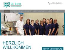 Tablet Screenshot of dr-bredt.de